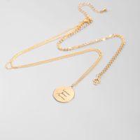 Coin Three-layer Cross Necklace Women's Clavicle Chain Wholesale Fashion Jewelry main image 4