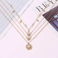 Fashion Long Multi-layer Star Necklace Creative New 4-layer Six-pointed Star Pendant Sweater Chain main image 5