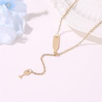 Wholesale Fashion Jewelry Red Wine Bottle Wine Necklace Female Long Single Layer Sweater Chain main image 4