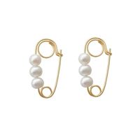 Sweet Earrings Pin String Pearl Earrings Wholesale Fashion Jewelry main image 6