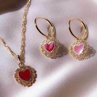 New Exaggerated Gold-plated Love Earrings Still Punk Wind Earrings Women Wholesales Fashion main image 1