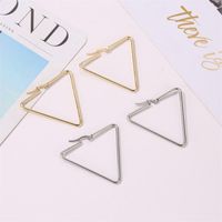Geometric Earrings French Exaggerated Hollow Triangle Earrings Wholesales Fashion main image 3
