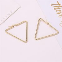 Geometric Earrings French Exaggerated Hollow Triangle Earrings Wholesales Fashion main image 4