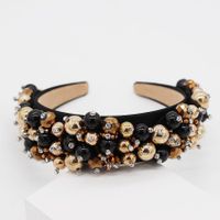 New European And American Baroque Rhinestone Bead Ball Headband Wholesales Fashion main image 5
