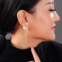 Multi-layer Fringed Earrings Fashion Korean Pearl Earrings Women Wholesales Fashion main image 5