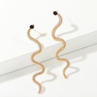 Personalized Fashion Snake Earrings Exaggerated Creative Snake Element Earrings main image 6