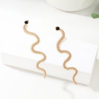 Personalized Fashion Snake Earrings Exaggerated Creative Snake Element Earrings main image 5