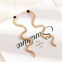 Personalized Fashion Snake Earrings Exaggerated Creative Snake Element Earrings main image 4