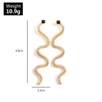 Personalized Fashion Snake Earrings Exaggerated Creative Snake Element Earrings main image 3
