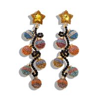 Baub Même Style Alliage Strass Boucles D'oreilles Creative Mode Gouttes Pour Les Oreilles Élégant Robe Accessoires Partie D'anniversaire Cadeau Bijoux main image 6