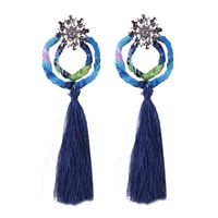 New 4 Color Women's Long Personalized Tassel Earrings main image 5