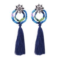 New 4 Color Women's Long Personalized Tassel Earrings main image 6