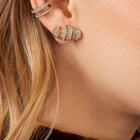 Alloy Diamond Earrings Wholesale Fashion main image 1