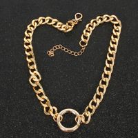 Personality Accessories New Chain Circle Stitching Women's Necklace Women Necklace main image 4