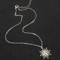 Simple Sun Flower Pendant Fashion Popular Necklace Women main image 4