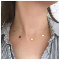 Wholesale Jewelry Fashion Star Iron Plating Necklace main image 1