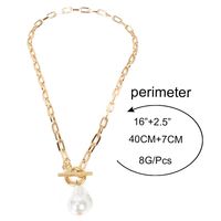 Jewelry Simple And Irregular Pearl Clavicle Chain Pendant Wholesales Fashion main image 6