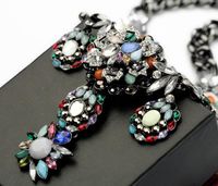 Fashion Items Wholesale Exaggerated Flowers Colorful Necklace Jewelry Wholesales Fashion main image 5
