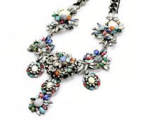 Fashion Items Wholesale Exaggerated Flowers Colorful Necklace Jewelry Wholesales Fashion main image 4