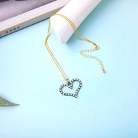 Peach Heart Pendant Necklace Women's Clavicle Chain Necklace Wholesales Fashion main image 4
