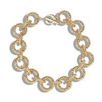 Alloy Bracelet Necklace Set Hip Hop Metal Jewelry Rock Bracelet Necklace Accessories Wholesale main image 6