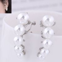 Fashion Sweet Ol Size Pearl Personality Temperament Earrings Earrings main image 4