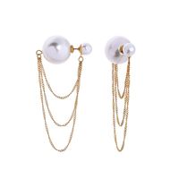 Multi-layer Fringed Earrings Fashion Korean Pearl Earrings Women Wholesales Fashion sku image 1