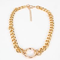 Personality Accessories New Chain Circle Stitching Women's Necklace Women Necklace sku image 1