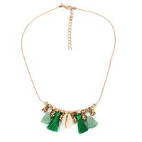 Européen Et Américain Rétro Style Ethnique Peluches Gland Shell Pendentif Collier Femelle Gland Collier 12890 sku image 1