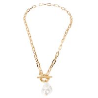Jewelry Simple And Irregular Pearl Clavicle Chain Pendant Wholesales Fashion sku image 1