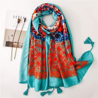 Sun Shawl Women's Silk Scarves, Beach Towels, Beach Towels, Oversized Scarves, Air Conditioner Room Scarves main image 2