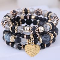 Bohemian Mix And Match Metal Peach Temperament Multilayer Bracelet main image 1