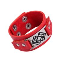 Pu Punk Bracelets Bracelets Wholesale Men And Women Fashion Leather Bracelets main image 1