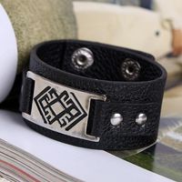 Pu Punk Bracelets Bracelets Wholesale Men And Women Fashion Leather Bracelets main image 3