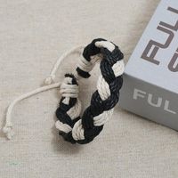 New Colorful Hemp Rope Couple Bracelet Ethnic Style Hand-woven Bracelet Simple Jewelry main image 6