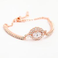 Jinse Aaa Zircon Gambol Strass Bracelet Simple Femmes De Mode Usine En Gros Cadeau main image 4