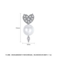 Jinse Schnee Huf Ohrringe Mode Koreanische Version Des Süßen Banketts Damen Perle Liebe Ohrringe Ohrringe Großhandel Geschenk main image 6