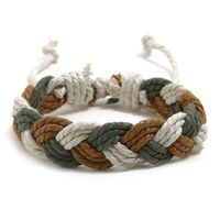 New Colorful Hemp Rope Couple Bracelet Ethnic Style Hand-woven Bracelet Simple Jewelry sku image 3