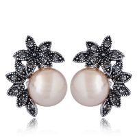 Exquisite Korean Fashion Classic Earrings Simple Flower Bud Pearl Personality Temperament Earrings Earrings main image 1