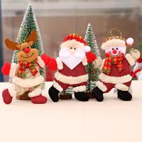 New Christmas Tree Accessories Pendant Christmas Doll Dancing Cloth Doll Small Pendant Gift main image 3