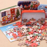 De Noël En Bois Diy Petit Cadeau À La Main Pour Enfants Santa Claus Puzzle Maternelle Cadeaux Prix main image 5