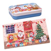 De Noël En Bois Diy Petit Cadeau À La Main Pour Enfants Santa Claus Puzzle Maternelle Cadeaux Prix main image 6