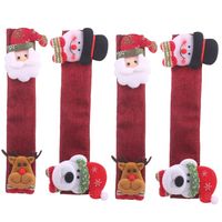Christmas Decoration Supplies Microwave Oven Gloves Sackcloth Refrigerator Refrigerator Gloves Oven Cover main image 6