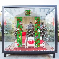 New Style Christmas Decoration Supplies Couplet Hanging Cloth Hanging Door Hanging Wholesale main image 5