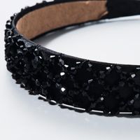 Hairband Inlaid With Crystal Hand-made Wide-band Headband Temperament Party Headdress main image 4