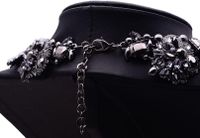 Collar De Diamantes Hechos A Mano Accesorios Mujeres Collar De Cadena De Clavícula Joyería Al Por Mayor Negro main image 5