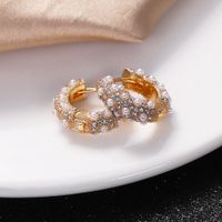 Diamond Earrings With Alloy Diamonds Wholesales Fashion main image 5