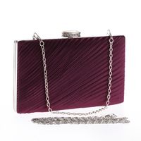 New Small Square Mini Clutch Bag Dinner Party Bag Folding Cloth Bag main image 3