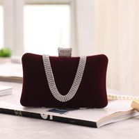 Fashionable Women's Bags With Diamond Fingers Evening Banquet Bags U-flannel Bags main image 5