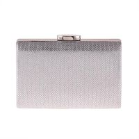 Clutch Bag Dinner Bag Plaid Synthetic Leather Hard Shell Women's Bag Small Square Bag sku image 5